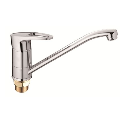 Fashun A4965 kitchen mixer, single -leaf, pour 220 mm, brass, chrome