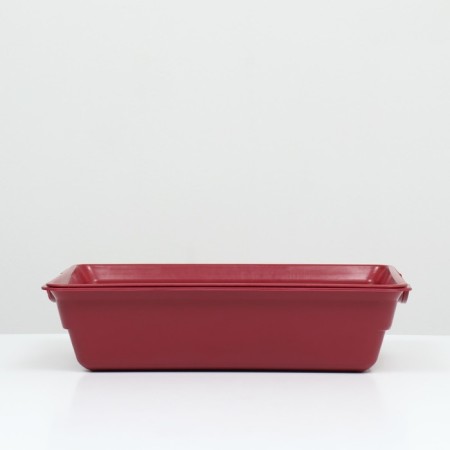 Deep toilet with a mesh of 36 x 25 x 9 cm, red-1
