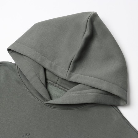 Male sweatshirt was laid down, khaki color, size 50-5