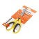 Office scissors 20 cm, with plastic handles and rubber inserts