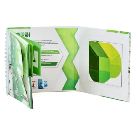Magnetic puzzle "Tangram. Leaf "-2