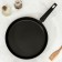 Sleepy "Daria", d = 30 cm, removable handle, anti -stick coating, black color