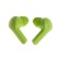 Wireless headphones Air31, TWS, vacuum, BT 5.0, 45/230 mAh, transparent, green