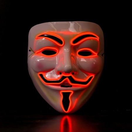 Carnival mask "Guy Fox", light-3