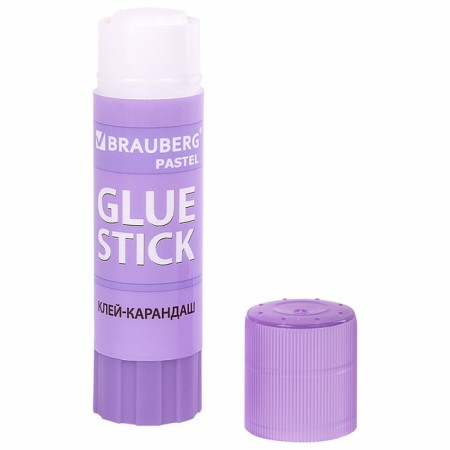 PVP 15 g glue Brauberg Pastel, 4pcs, blister 271250-7