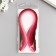 Strips for quilling 100 strips density 120 g "Shades of red" w. 0.5 cm length 39 cm
