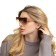 Women's Sunglasses "OneSun", UV 400, pipe 13.3 cm, lens 5.2x5.2 cm