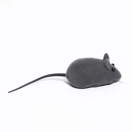 Velvet mouse, 6 cm, gray-1