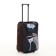 Small Small suitcase 20 "with a bag, a lightning department, with an extension, the color is black