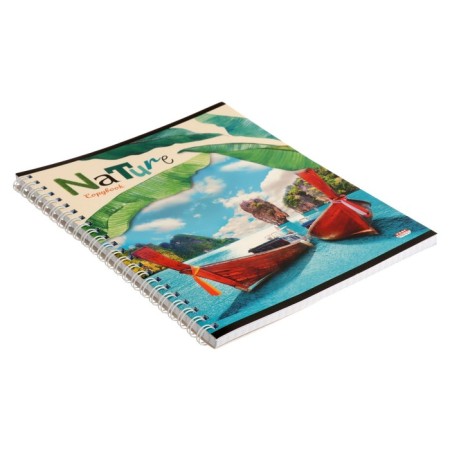 A notebook of 60 sheets in a cage on the crest "Bright landscapes", cover coated cardboard, OFSET block-2