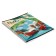 A notebook of 60 sheets in a cage on the crest "Bright landscapes", cover coated cardboard, OFSET block