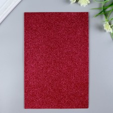 Foamiran glitter Magic 4 Hobby 2 mm cent. raspberry, 20x30 cm