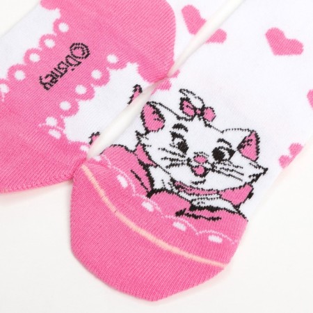 Children's tights "Marie", cats aristocrats, height 92-98 cm, white color-1