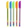 Ballic handle 0.5 mm, blue rod, tinted mix, oil ink (barcode on a piece