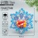 Package for sweets "Snowflake", 11 x 6 cm, New Year