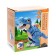 Willy dinosaur, light and sound, works from batteries, blue color