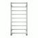 Water towel Terminus "Contour" P9, 500x800 mm, lower connection, chrome