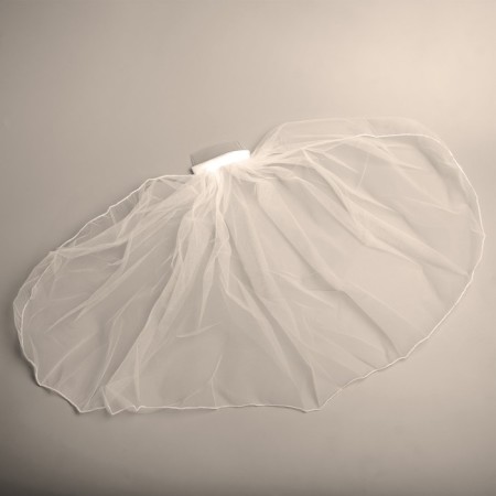 Fata "Flower", milk-white, 40 cm, polyester-3