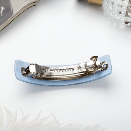 Halfish hair clip "Diamond shine" 9x2.2 cm, mix-1