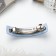 Halfish hair clip "Diamond shine" 9x2.2 cm, mix