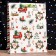 Laminated vertical "holiday in the yard", 33 x 42 x 10 cm