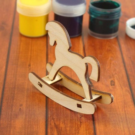 A set of workpieces for creativity "Horse-rocking", 5 pcs-3