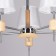 Vitalina chandelier, size 57x72x57 cm, 300W 5xe14