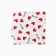 Facial towel "Hearts" 45x90 cm, 100% HL, waffle leaf