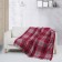 Blanket, size 130x170 cm, red color