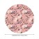 Tables on the table “Flower picture”, round, oxford, elastic band, size 140x140 cm, diameter 105-120 cm