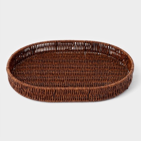 Basket for fruits and bread of the deed "Ohio, 40 × 30 × 4.5 cm, oval-5
