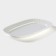 Porcelain shade, 20 × 13 × 9 cm, white color