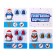 Board game walker "Penguins-thoroughs", 2-4 players, 5+