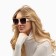 Sunglasses "OneSun", UV 400, pipe 14.5 cm, width 14 cm, lens 5.4 x 6 cm