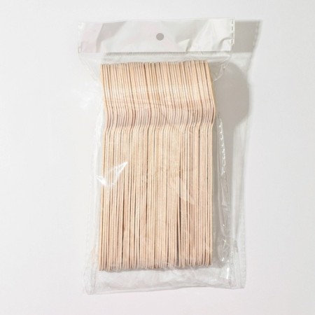 Spoon of wooden share, 16 cm, packing 50 pcs-2