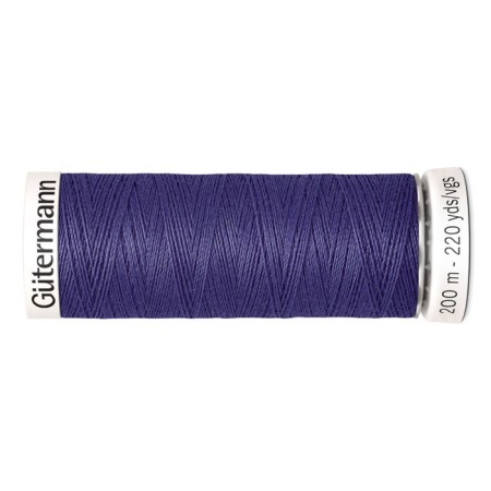 SEW-HALL thread for all materials, 200 m, 748277 (086 purple jeans)