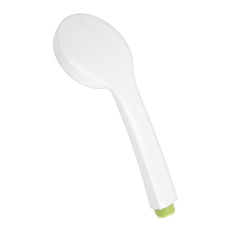 Showing watering can Zein Z0207, 1 mode, plastic, white color with a green insert-3