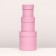 Set of hats 3 in 1 "pink", 15 x 15 - 13 x 13 cm