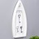 Hooks decorative wood "boat" white 27x13.8x2 cm