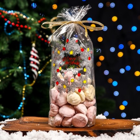 Package Packing BOPP, with a bottom fold, "wreath" 15*30 cm