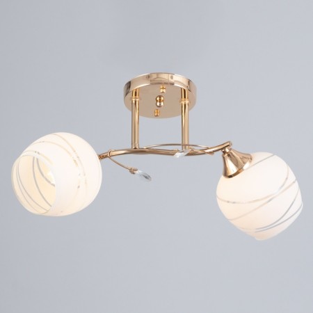 Rafael chandelier 2x60W E27 gold 48x16x22.5cm-1