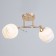 Rafael chandelier 2x60W E27 gold 48x16x22.5cm