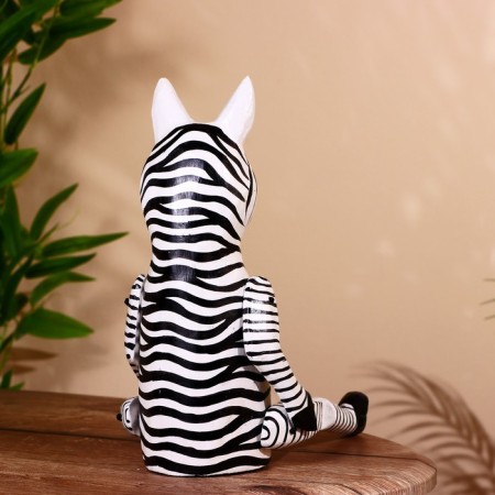 Souvenir "Zebra" hanging paws, wood 40 cm-3