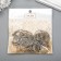 The base for the key fob Ring metal with a silver chain 2.4x2.4 cm