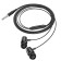Hoco M88 headphones, wired, vacuum, microphone, jack 3.5 mm, 1.2 m, black