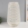 Metal candlestick, PVC "Flashlight. Book" White 50x28x28 cm