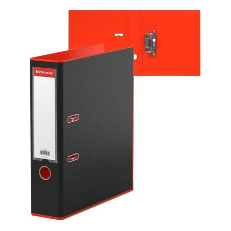 A4, 70 mm, Erichkrause Accent folder, with arched mechanism, red