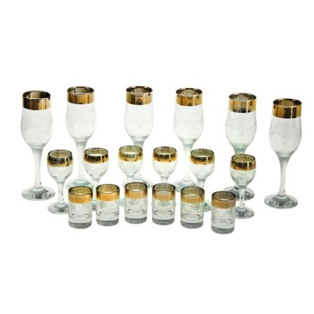 Mini-bar 18 objects champagne, engraving 200/55/50 ml-1