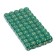 Playing bones, 1.6 × 1.6 cm, set 50 pcs, green