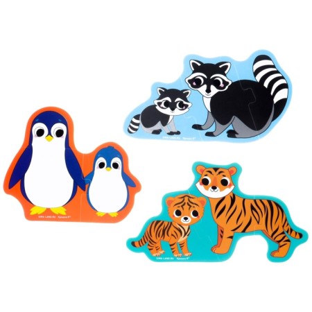 Soft puzzle for babies "Mom and kids", 5 puzzles, crumb I-5